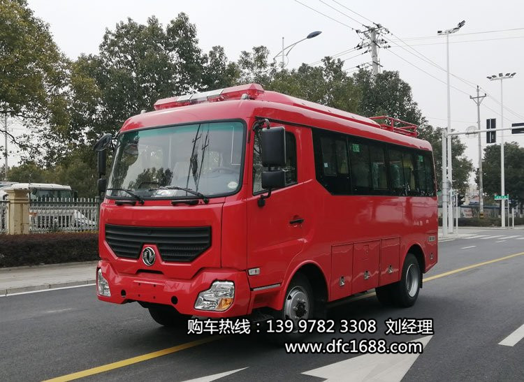 东风国六排放4x4四驱越野10-17座EQ6600ZT6D客车