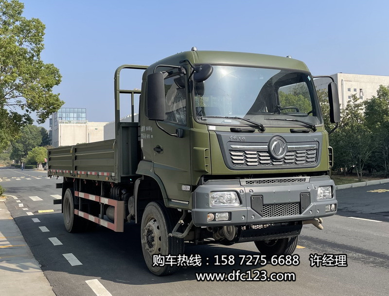 国六排放260马力东风DFH2140B四驱越野载货车