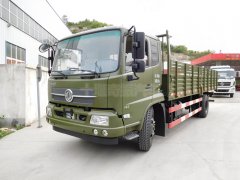 东风康明斯物资运输车,东风天锦运兵车EQ1160康明斯170马力