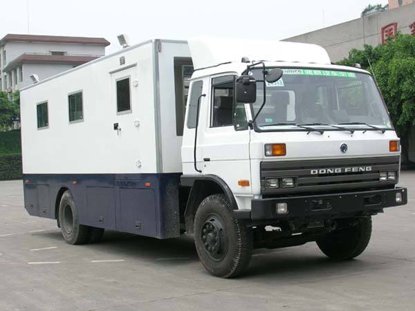 东风4×4全驱越野炊事车_四驱自行式炊事车报价